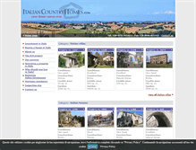 Tablet Screenshot of italy-real-estate.net